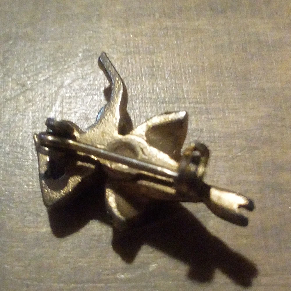 Tiny Little Vintage Ballerina Pin Brooch